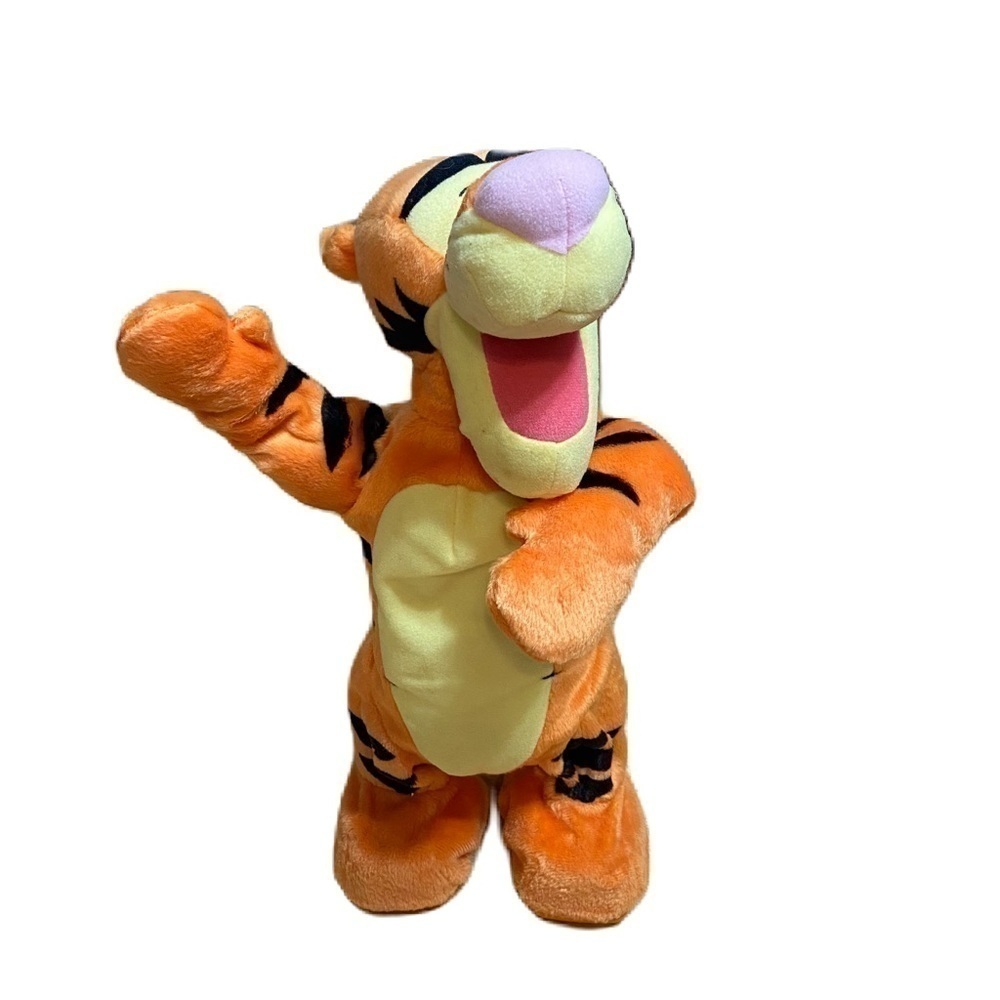 Disney Get Up and Bounce Tigger Toy Vintage Winnie the Pooh Orange Tiger